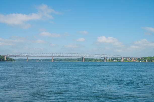 istock The Lillebaelt bridge in Denmark on a summer day 2185278843