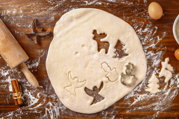 istock Ingredients for Making Festive Christmas Cookies top view 2185287216
