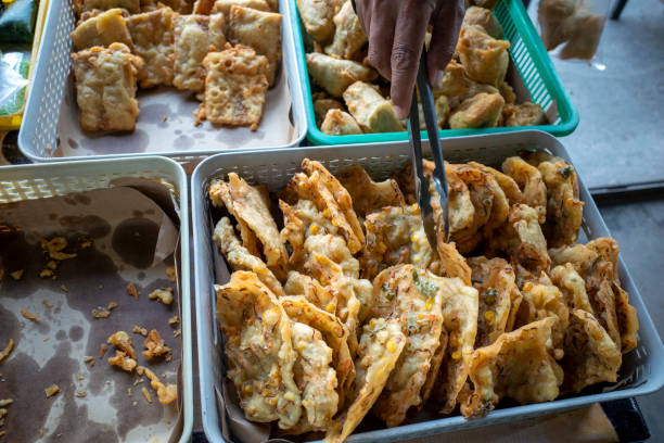 istock Bakwan, Gorengan, Fried Cassava, Mandioa, Manioc, Tapioca (Manihot esculenta), selected focus 2185288353