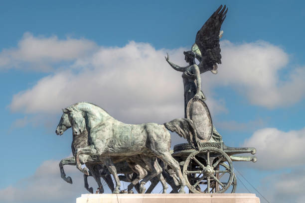 istock Statue of Quadriga of Unity 2185301787