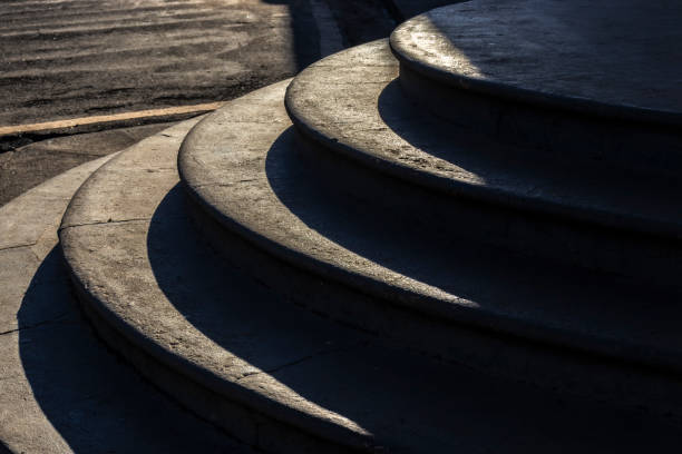 istock Circular steps concrete in Brazil. 2185316350