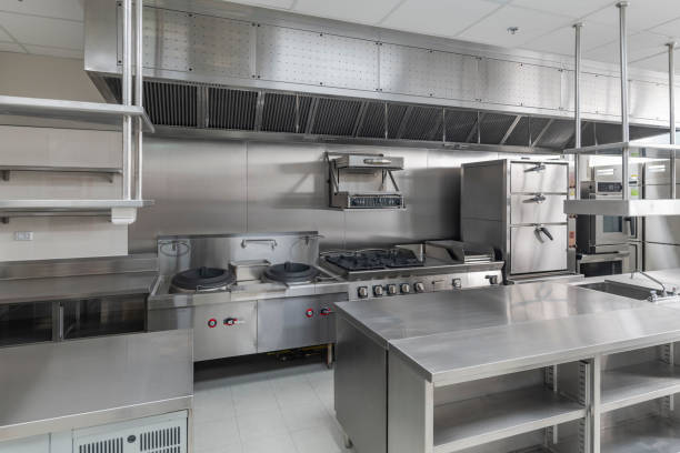 istock Modern industrial kitchen with professional equipment 2185317492