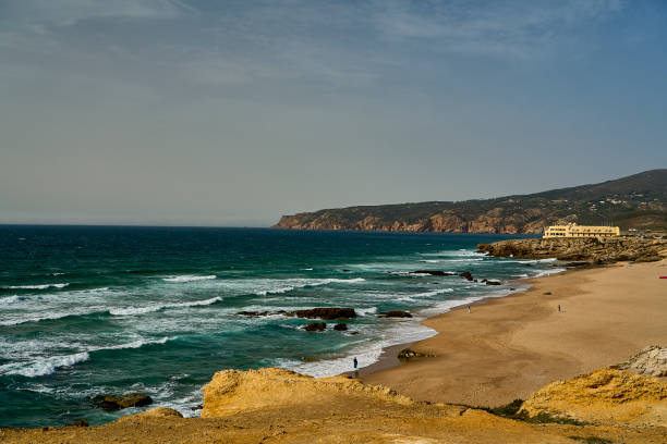 istock waves breaking at the rugged rocky coastline at cabo da roca. 2185318628