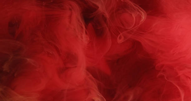 istock Mist texture fume floating red paint water haze 2185336847