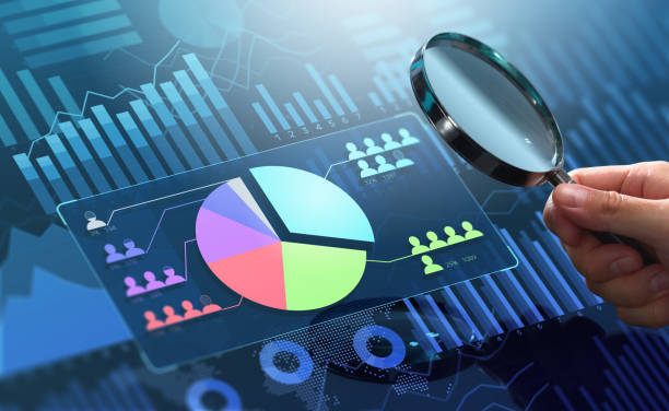 istock Digital and internet marketing analytics. Statistics data of market and customer research. 2185337627