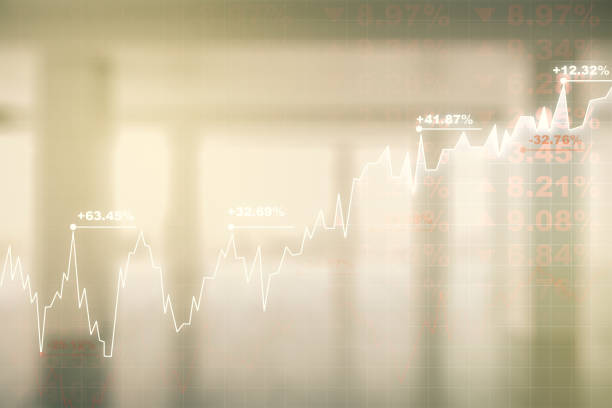 istock Multi exposure of virtual abstract financial diagram on abstract empty interior background, banking and accounting concept 2185345090
