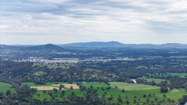 istock Distant aerial views of Albury 2185345190