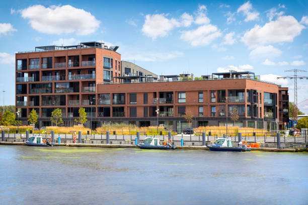 istock A modern housing estate by the river 2185345426
