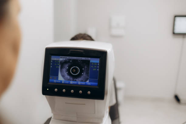 istock Ophthalmology - ophthalmologist checks the eyes 2185347223