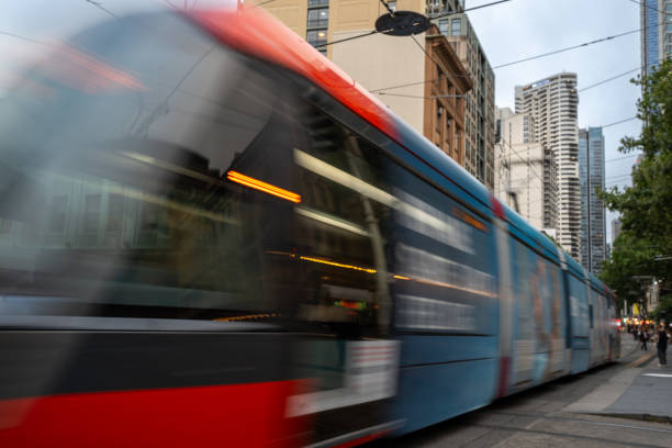 istock Blurred Motion of a Tram in a Bustling Urban Environment 2185351771