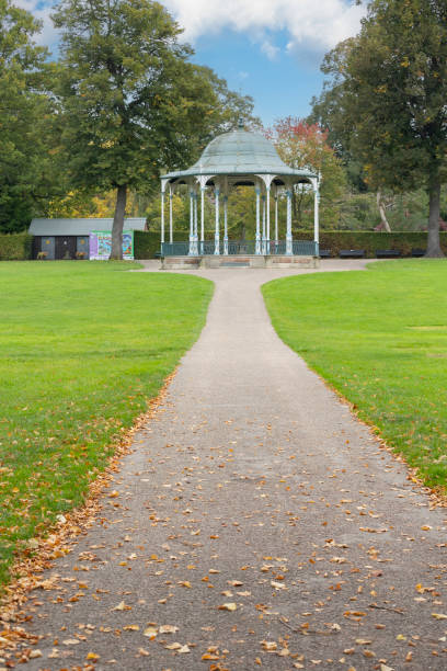 istock Bandstand and garden view from The Quarry 2185358031