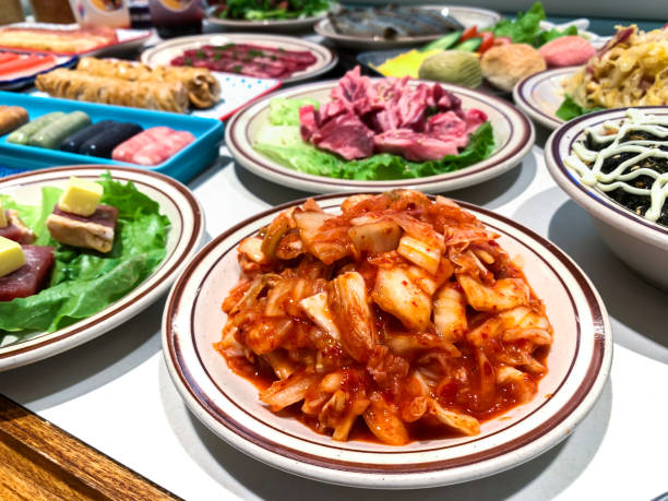 istock Korean Barbecue and Side Dishes 2185360901