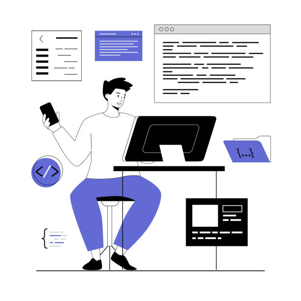 10+ Full Stack Web Developer Wallpaper Stock Illustrations, Royalty ...