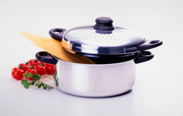 istock ingredients for pasta, pan, pasta, tomato 2185365102
