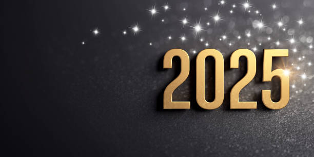 istock New Year 2025 greeting card 2185365660