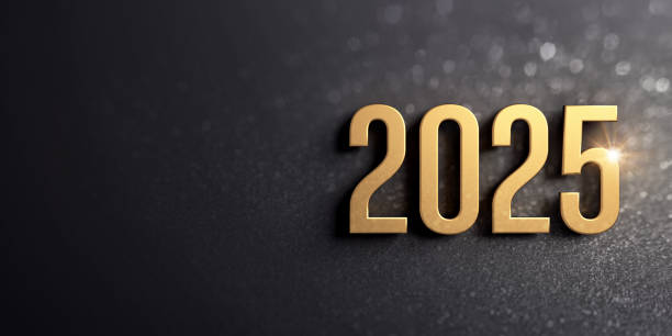 istock New Year 2025 greeting card 2185365792