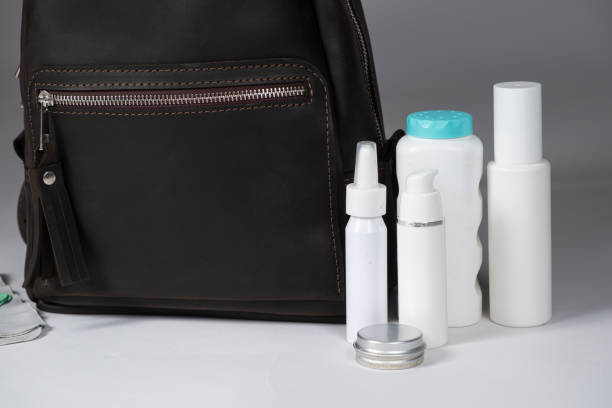 istock Care for leather accessories, backpack and special care products. 2185368694