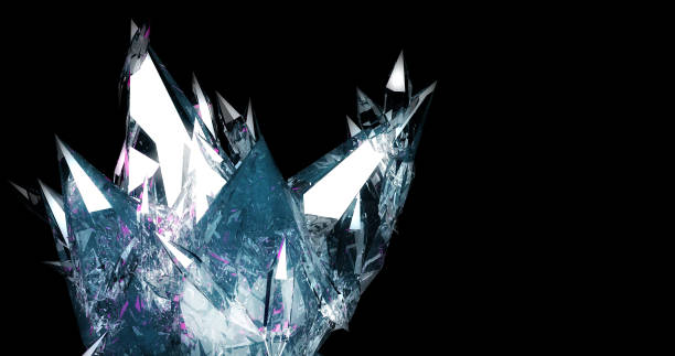 istock A close up of a crystal structure with a blue and white color scheme 2185370686