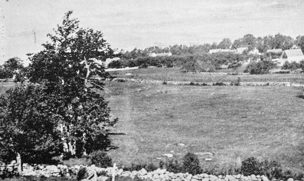 istock Antique image of Worcester and surroundings, Massachusetts: Templeton 2185374530