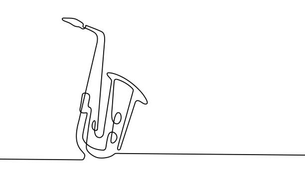 6,100+ Jazz Music Line Art Stock Illustrations, Royalty-Free