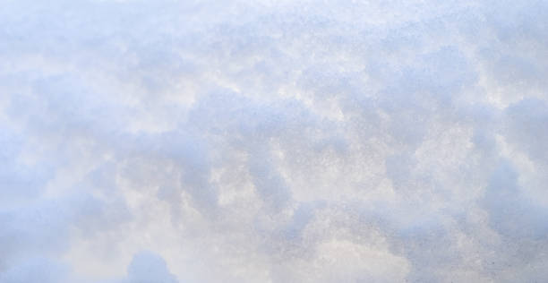 istock Fresh snow background. Natural winter backdrop. Texture in blue tones 2185401369