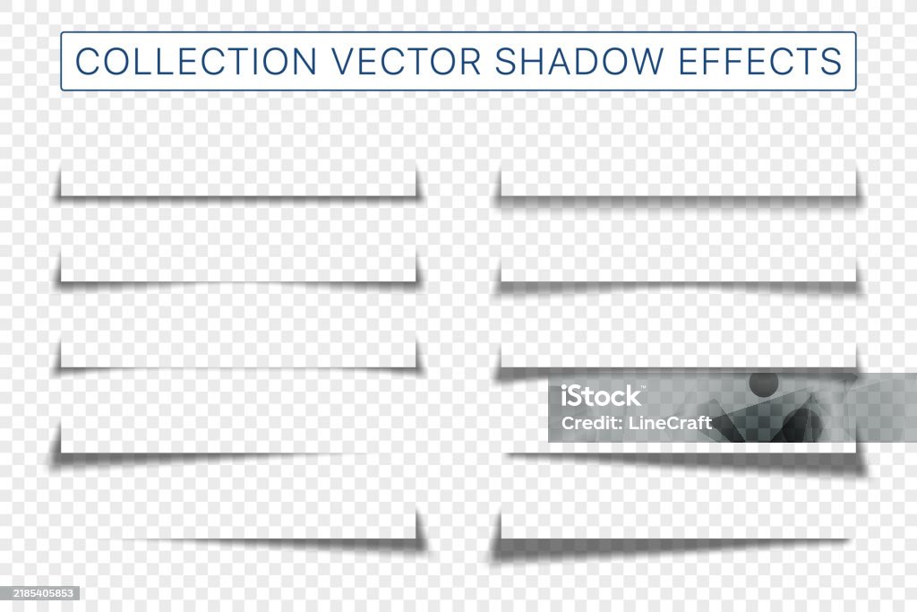 Shadow Effect Collection Collection Easy To Edit Vector Shadow Effects Stock Illustration ...