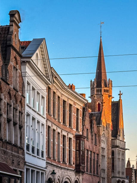 istock Traditional Cathedral building in Bruges, Belgium 2185408020