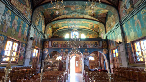 istock Inside of Greek Orthodox Church 2185412414