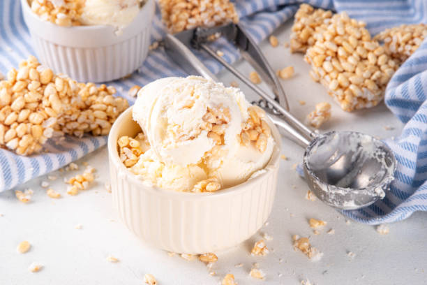 istock Rice krispie treats ice cream 2185414821