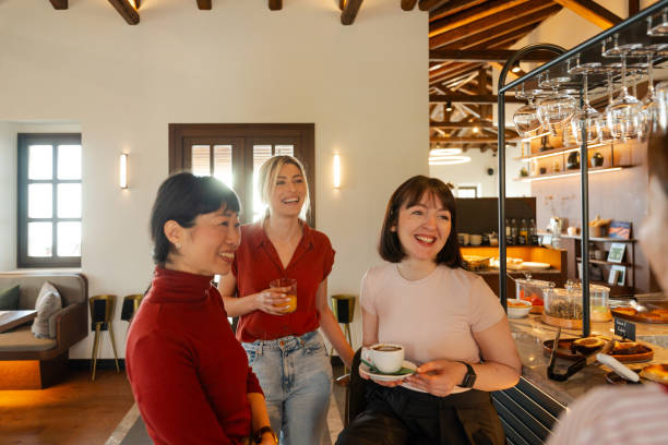 istock Coffee with female friends 2185417808