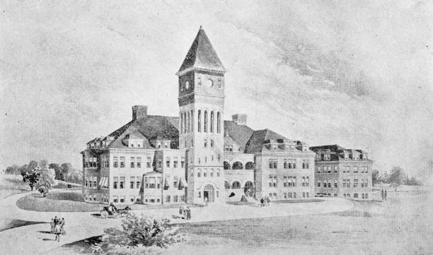 Antique image of Worcester and surroundings, Massachusetts: Cushing Academy, Ashburnham