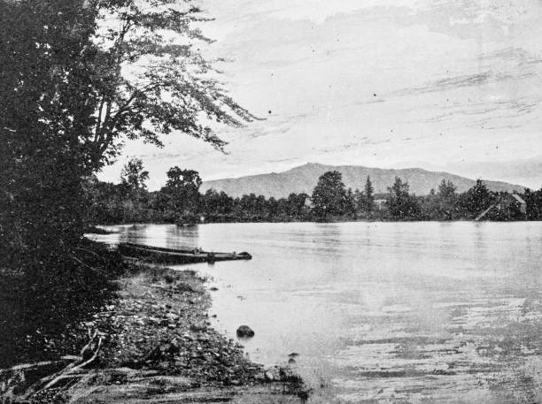 istock Antique image of Worcester and surroundings, Massachusetts: Monadnock 2185425979