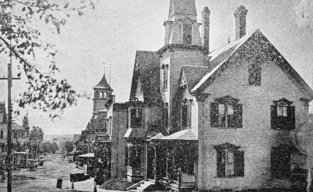 istock Antique image of Worcester and surroundings, Massachusetts: West Gardner 2185426196