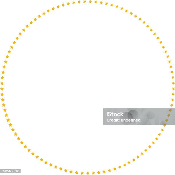 All Star Rounded Photo Stars Of Various Sizes Arranged In A Circle Black Star Shape Round ...