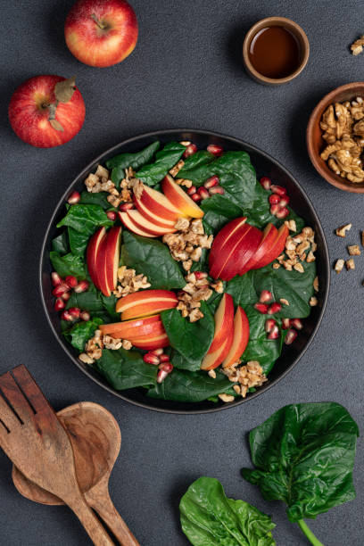 istock Seasonal salad with apples and pomegranate seeds 2185430909