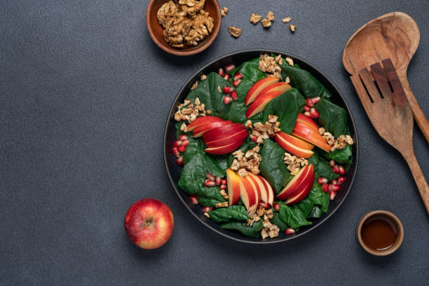 istock Seasonal salad with apples and pomegranate seeds 2185430954