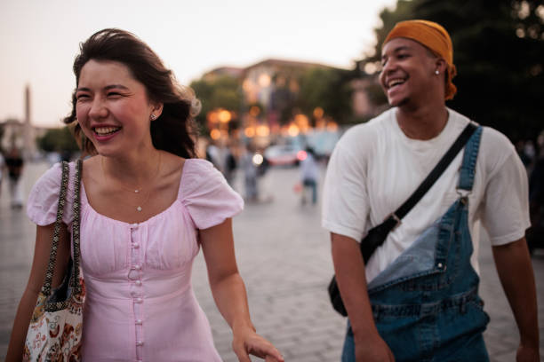 istock Happy couple in Istanbul 2185433482