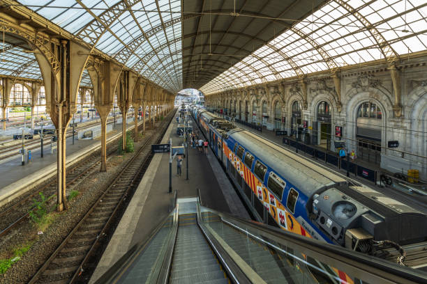 Gare de Nice - Ville is main railway station in Nice, completed in 1867 by architect Louis Bouchot and served by intercity and high speed TGV trains.