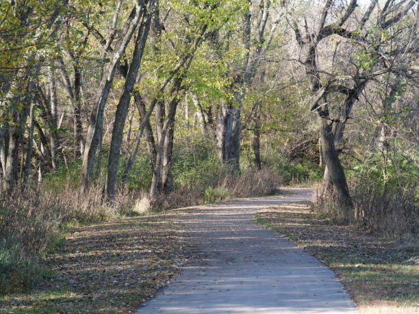 istock Cedar Niles Walking Trail in Late Fall 2185440524