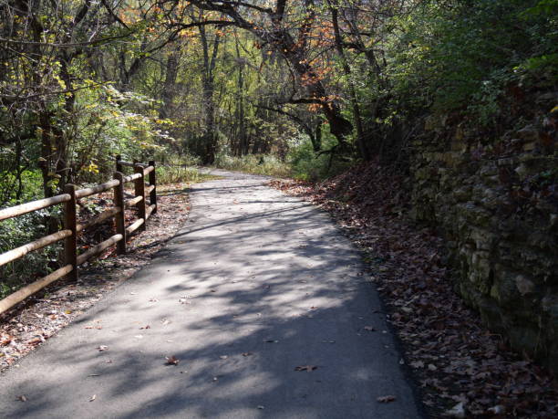 istock Cedar Niles Walking Trail in Late Fall 2185440545
