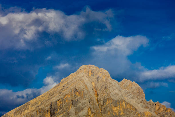 Antelao Peak, located in the Dolomites, is a prominent mountain ideal for photography. This striking alpine landscape features rugged cliffs, high elevations, and stunning views of Dolomiti Alps