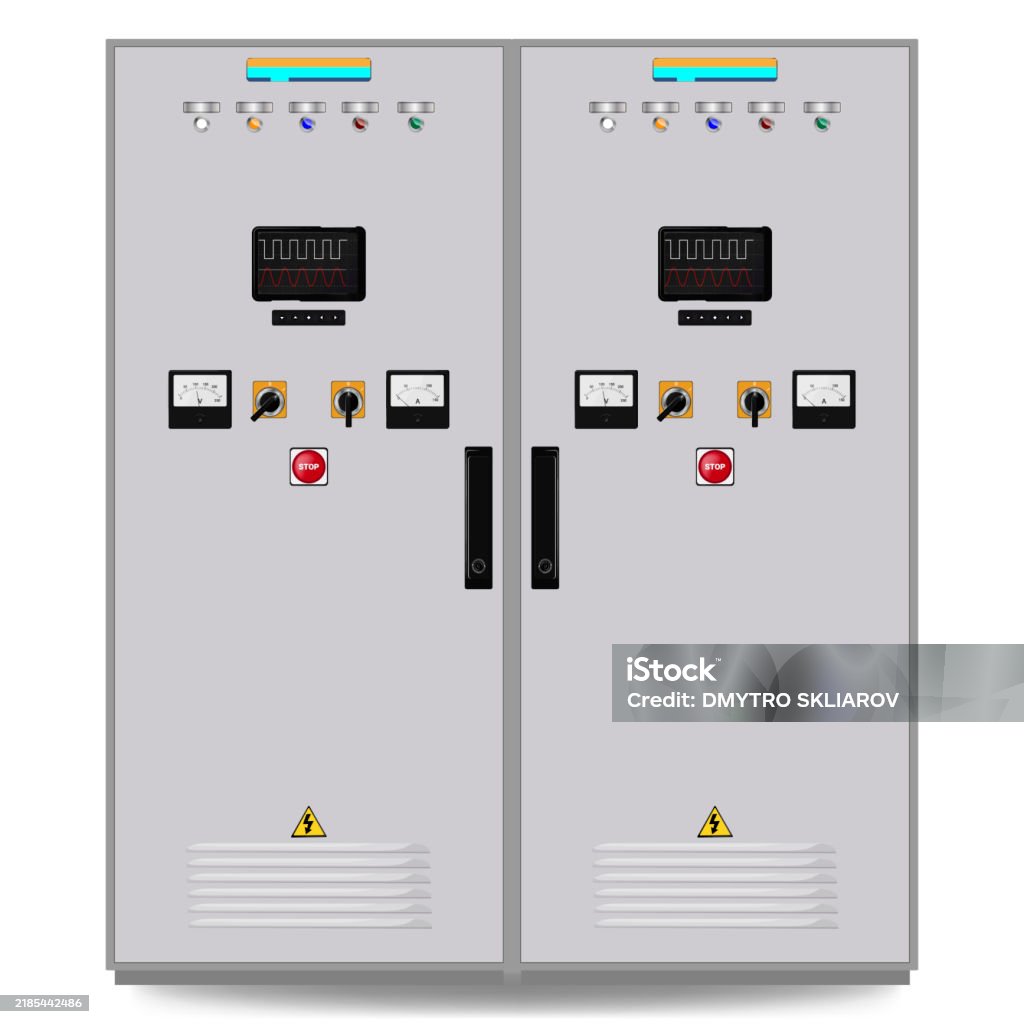 Computer Panel Illustration Control Panel Production Control Panel And Control Of Computer Devices ...