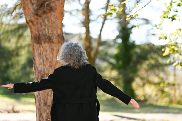 istock Unrecognizable senior adult in nature. 2185442837