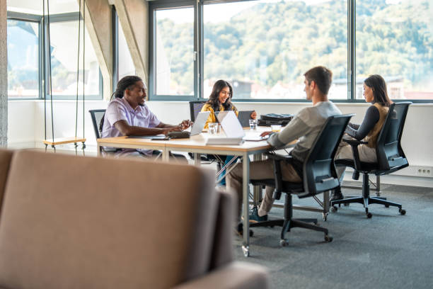 istock Diverse Entrepreneurs Collaborating in Modern Coworking Space 2185449268