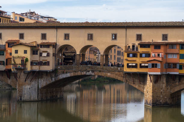 istock Florence, Italy - November 5, 2024: Florence cityscape and The Ponte Vecchio (Old Bridge). 2185449968
