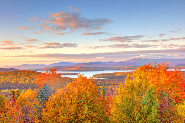 Autumn foliage in Rangeley, Maine