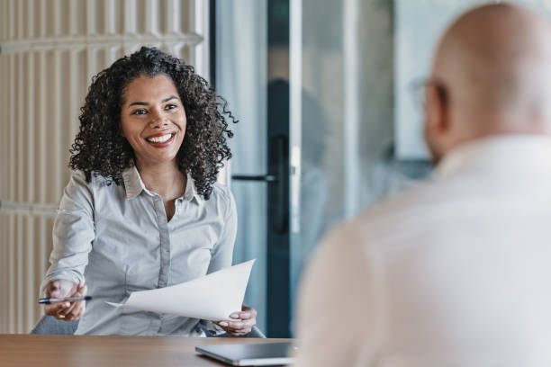 istock Two business person in a conversation 2185459835
