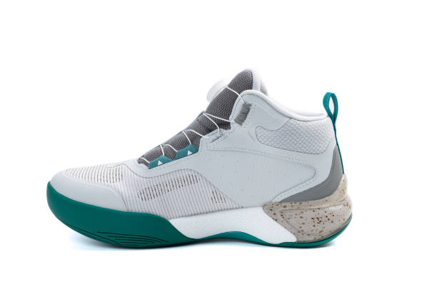 istock grey sporty shoe for kid on white background at horizontal composition 2185470467
