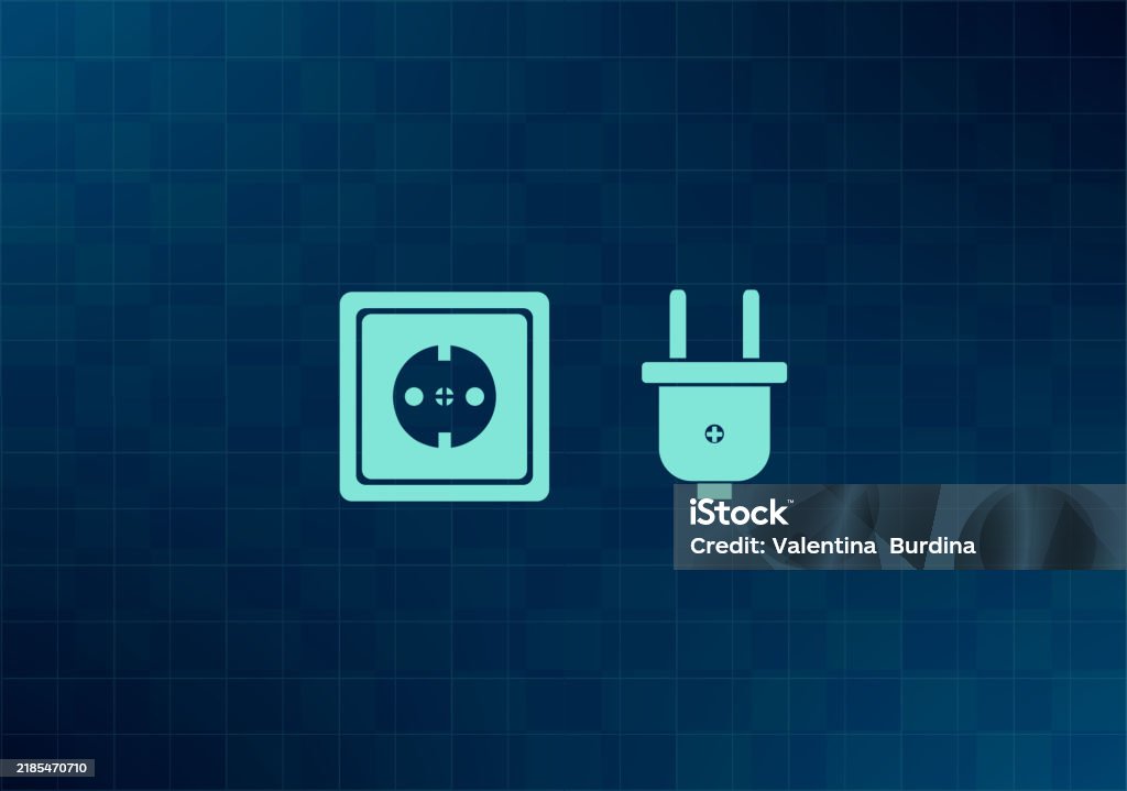 Electrical Socket And Plug Stock Illustration - Download Image Now ...