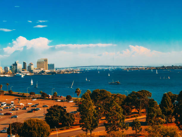 San Diego marina bay coastline, photo taken on November 17, 2024.